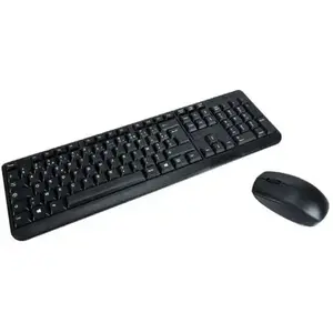 Comparateur de prix : Ensemble clavier et souris sans fil MCL - Noir - AZERTY - 1200 dpi