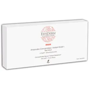 EffiDerm Visage Ampoules Concentrées Instant Eclat 7 unités pas cher