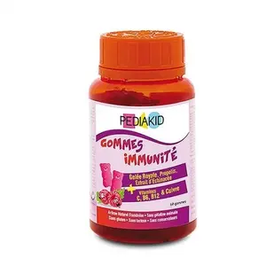 Comparateur de prix : Pediakid Gommes Immunité | 60 pièces