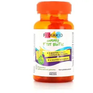 Comparateur de prix : Pediakid Gommes Probiotiques Oursons 60 gommes