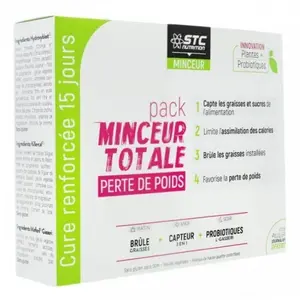 Comparateur de prix : STC Nutrition Pack Minceur Totale Perte de Poids 15 Jours