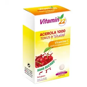 Comparateur de prix : Ineldea Vitamin'22 Acérola 1000 24 comprimés à croquer