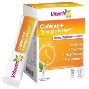 Comparateur de prix : Ineldea Vitamin 22 Caféine+ 14 Sticks