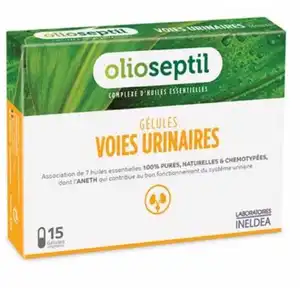 Comparateur de prix : Ineldea Olioseptil Voies Urinaires 15 gélules