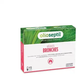 Comparateur de prix : Ineldea Olioseptil Bronche 15 gélules