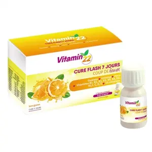 Comparateur de prix : Ineldea Vitamin 22 Cure Flash 7 Jours 7 flacons unidoses