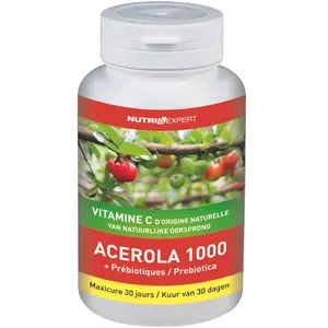 Comparateur de prix : Nutriexpert Acerola 1000+ Prébiotiques 60 comprimés