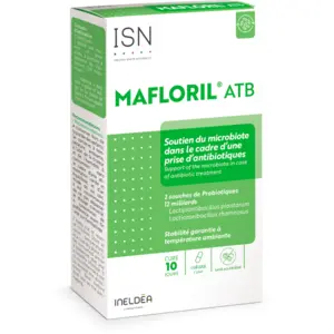 Comparateur de prix : Ineldea Santé Naturelle Mafloril ATB Soutien du microbiote 10 gélules