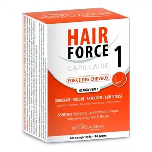 INSTITUT CLAUDE BELL Hair Force One Complément Alimentaire Capillaire Anti-Chute pas cher