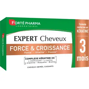 Comparateur de prix : Forté Pharma Expert Cheveux Force et Croissance 90 Comprimés