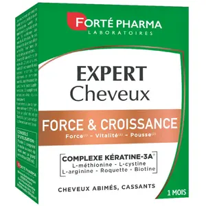 Comparateur de prix : Forté Pharma Expert Cheveux Force et Croissance 30 Comprimés