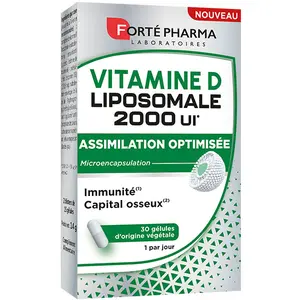 Forté Pharma Vitamine D Liposomale 2000UI 30 Gélules pas cher