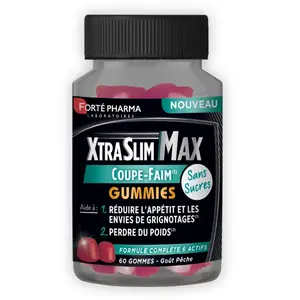 Comparateur de prix : Forte Pharma Forte Pharma Xtraslim Max Coupe Faim 60 Gummies