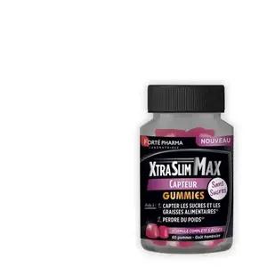 Comparateur de prix : Forte Pharma Forte Pharma Xtraslim Max Capteur De Graisses 60 Gummies