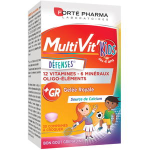 Comparateur de prix : FORTÉ PHARMA - Multivit' 4G Kids Vitamines 1 pieces unisex