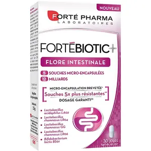 Forté Pharma Fortébiotic+ Flore Intestinale 30 gélules