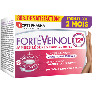Comparateur de prix : Forte Pharma Forte Pharma Fortéveinol 60 Comprimés
