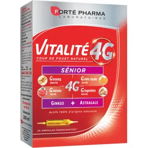 FORTÉ PHARMA - Vitalité 4G Sénior Vitamines 1 pieces unisexVendu parnocibe