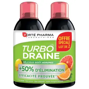 Comparateur de prix : FORTÉ PHARMA - TurboDraine Agrumes lot de 2 Vitamines 1 pieces unisex