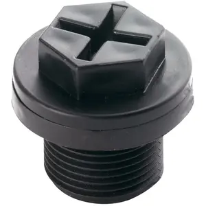 BELLI Gros bouchon vidange pour recup. à eau 26-34 noir 4.5x5xH.4.5cm pas cher
