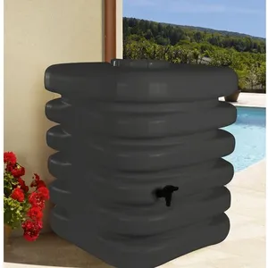 Comparateur de prix : Bellijardin - Récupérateur d'eau cubique 1000 Litres anthracite