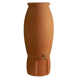 Belli Récupérateur à eau forme jarre terre cuite 235L kit complet + socleVendu parcastorama