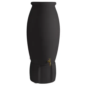 Belli Récupérateur à eau forme jarre anthracite 235L kit complet + socleVendu parcastorama