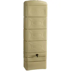 Habitat et Jardin Récupérateur d'eau mural Déco Belli 300 l - Beige pas cher