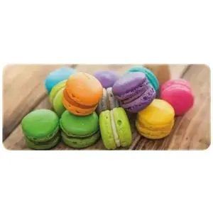 Comparateur de prix : Id Mat - Tapis decor de cuisine macarons minis 50x120 cm - idmat