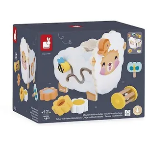 Jeu d'éveil Janod Ferme Mouton multi-activités pas cher