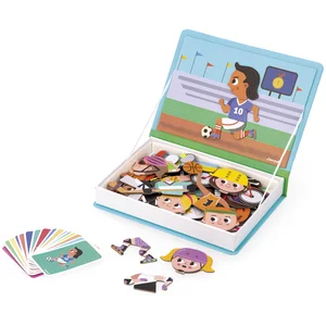 Jeu éducatif magnétique Janod - Magnéti'book Sports pas cher