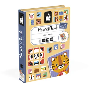 Comparateur de prix : Jeu éducatif magnétique Janod Magneti book Mix et Match TU