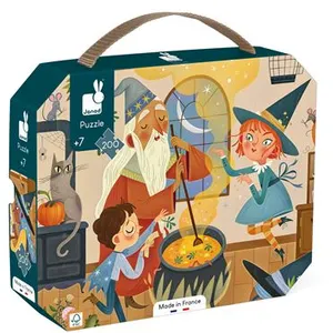 Comparateur de prix : Puzzle Janod Magie avec Poster 200 pièces