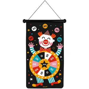 Comparateur de prix : JANOD Jeu de Fléchettes Magnétiques Thème Cirque pour Enfants et Adultes - Neuf