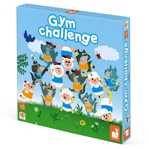 Jeu de Société Gym Challenge - JANOD - Dès 5 ans - Mixte - 2 joueurs ou plus pas cher
