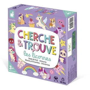 Jeu d'adresse Janod Mon premier Cherche et Trouve Licornes pas cher