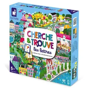 Janod - Jeu De Société - Cherche & Trouve - Les Lettres pas cher