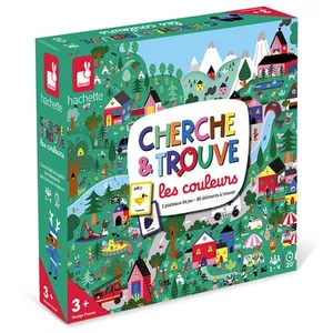 Comparateur de prix : Jeu de société Janod Cherche et trouve les couleurs