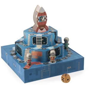 Jeu de Société Enfant JANOD Space J - Thème de l'Espace - Produit FSC - Dès 5 Ans