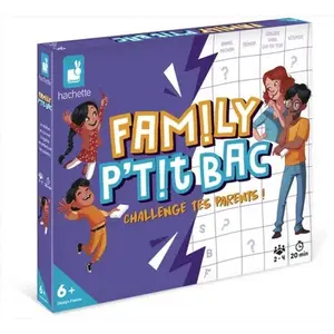 Comparateur de prix : Janod - Jeu De Société Family P'tit Bac - Challenge Tes Parents