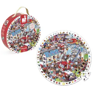 Comparateur de prix : JANOD Puzzle d'observation rond 208 pièces : Pompiers de l'extrême