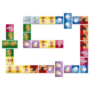 Janod Jeu de dominos dominos rigolooo pas cher