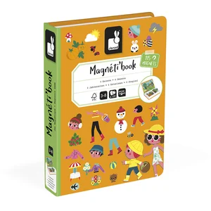 Comparateur de prix : JANOD Jeu Magnétique Éducatif Magnetibook des 4 Saisons - Neuf