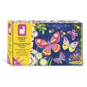 Comparateur de prix : Kit Créatif - JANOD - Sables Fluos Papillons - Enfant 6 Ans - Violet - Multicolore