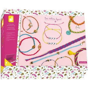 Comparateur de prix : Janod Coffret Les atelier bijoux - Bracelets de l'amitié à créer