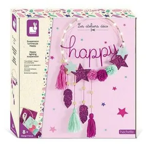 Kit créatif Janod supsension lumineuse happy TU pas cher