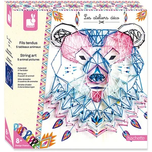 Comparateur de prix : Juratoys Kit créatif - JANOD - Fils tendus animaux - Multicolore