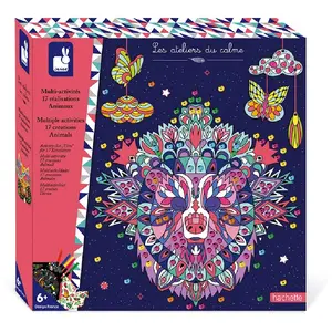 Janod Coffret Multi-activités 17 réalisations animaux - Les ateliers du calme pas cher