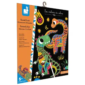 Janod Scratch Art - dinosaures silhouettés pas cher