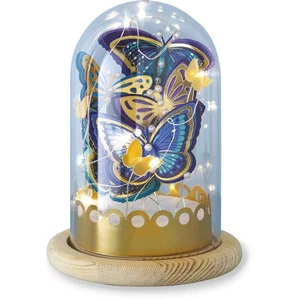 Comparateur de prix : Kit créatif enfant - Cloche lumineuse papillons à créer - Janod